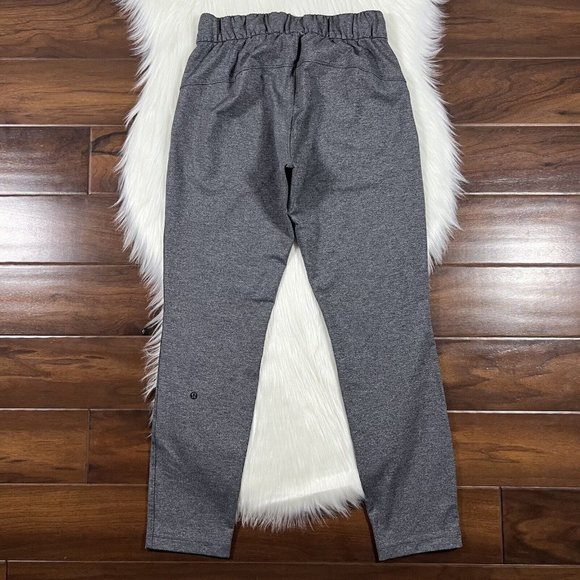 Lululemon Size‎ 4 Heathered Black Gray On The Fly Pants - Picture 6 of 11